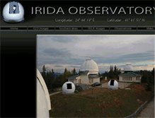 Tablet Screenshot of irida-observatory.org